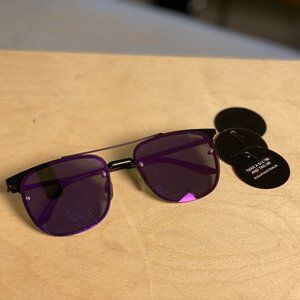 Quay Polarized Navigator Sunglasses